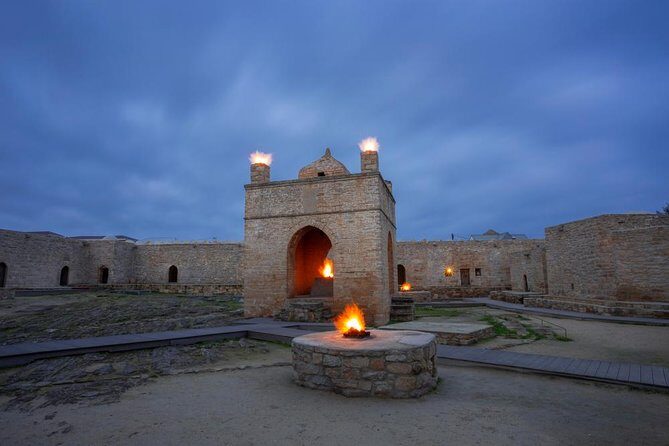 All inclusive! Qobustan, Mud Vulcano, Ateshgah & Yanardag Fire Mountain Tour - Key highlights at a glance