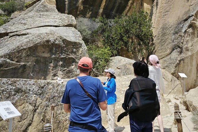 All inclusive! Qobustan, Mud Vulcano, Ateshgah & Yanardag Fire Mountain Tour - Yanar Dag fire mountain: the continuous flame on the Absheron hillside