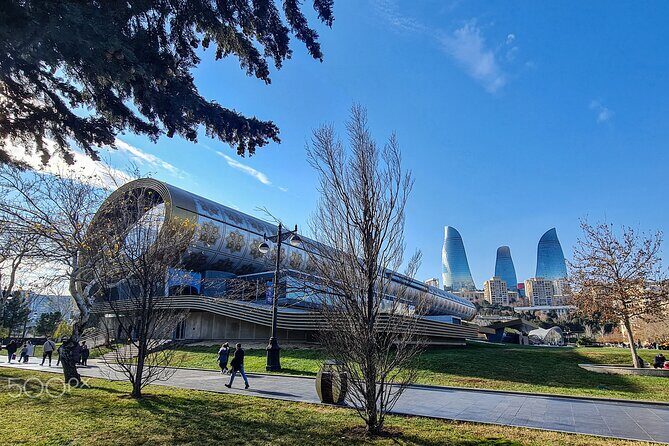 Baku City Sights Guided Night Walking Tour with Funicular - Baku Boulevard and Mini Venice: promenade energy with a quirky twist