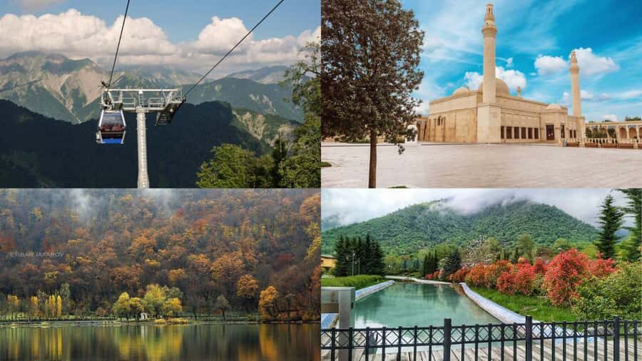Baku-Gabala-Shamakhi-Tufandag -Nohur lake - Lavender fields - Seven Beauties Waterfall: the best “get your legs moving” break