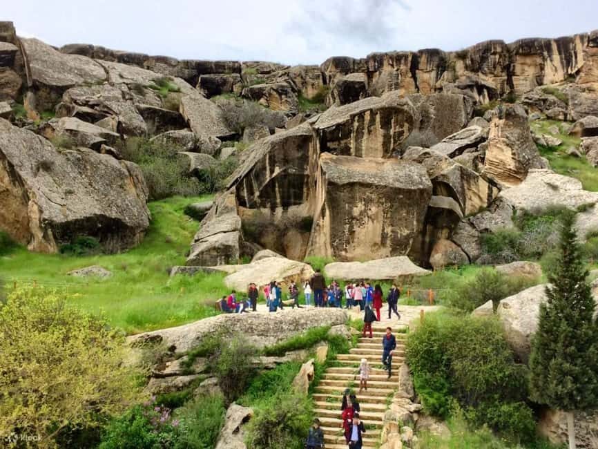 Baku: Gobustan-Absheron Tour with Hotel PICK UP and DROP OFF - Yanar Dag Fire Mountain: year-round flames and best timing