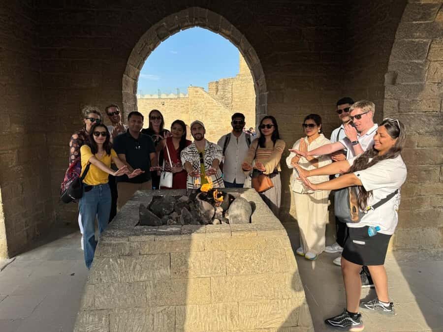 Baku: Gobustan, Mud Volcano, Fire Mount, Temple Lunch Entry - Heydar Aliyev Cultural Centre: Modern Architecture at Day’s End