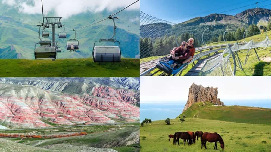 Baku: Guba-Shahdag Resort-Candy Mountain and Laza Waterfall - Beshbarmaq and the Five-Finger Moment: Quick Views, Real Perspective