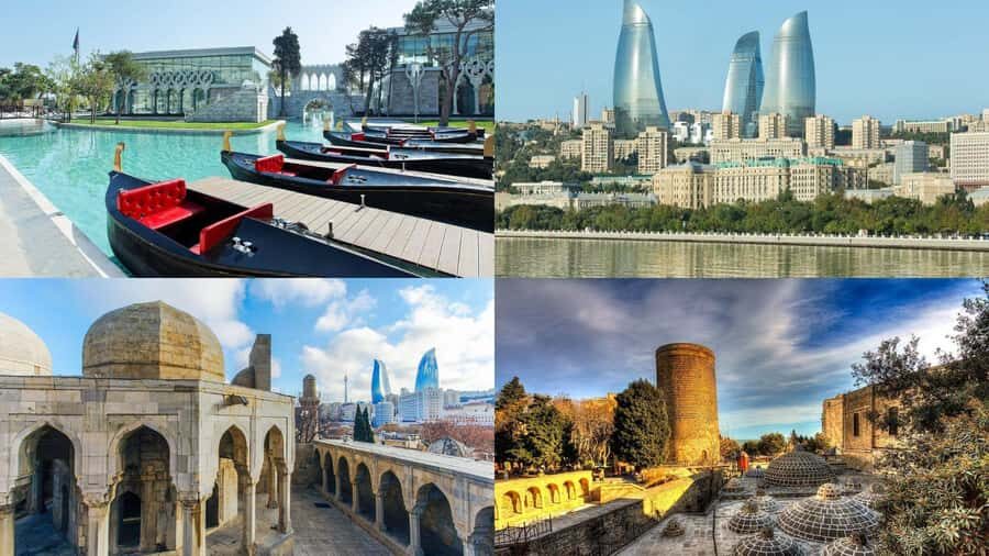 Baku Historical and modern tour in 2-3 hours+FREE Night tour - A 3-hour Baku sampler that mixes medieval lanes and modern skyline