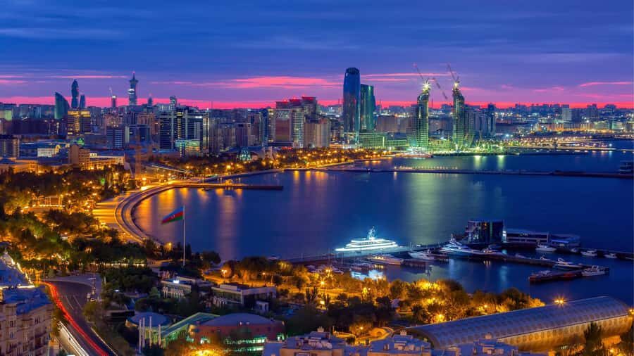 Baku Lights Night Tour with Hotel Pickup - Flag Square, Seaside Boulevard, and the Sea-Air Night Feel