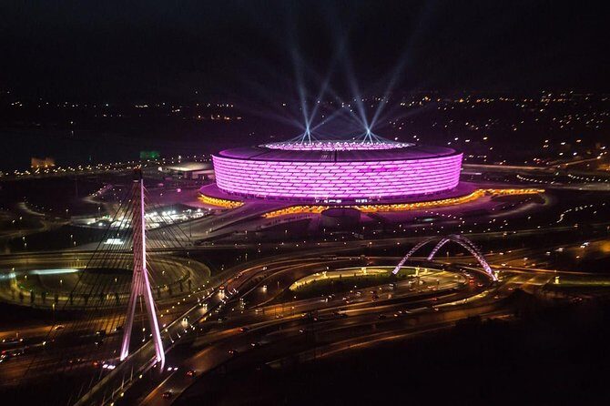 Baku Lights: the Night Tour illuminated by Baku lights - Highland Park: the Flame Towers viewing moment