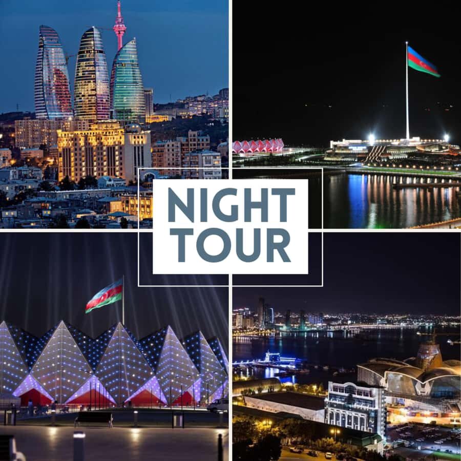 Baku: Nighttime Guided City Tour - Alley of Martyrs and the Alley of Martyrs Mosque: Walking Through Memory