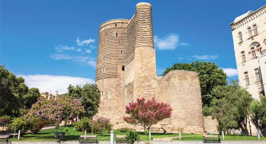 Baku Old Town Walking Tour - Maiden Tower views and the legends behind the skyline