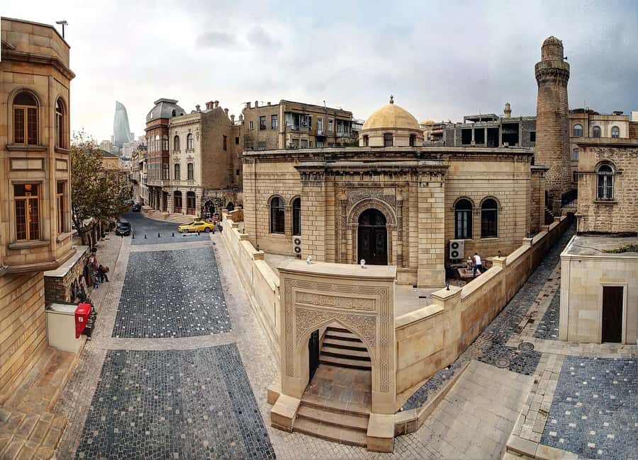 Baku: Stunning Walking Tour of Historical and Modern City - Highland Park: Caspian Sea Views and Flame Towers Skyline