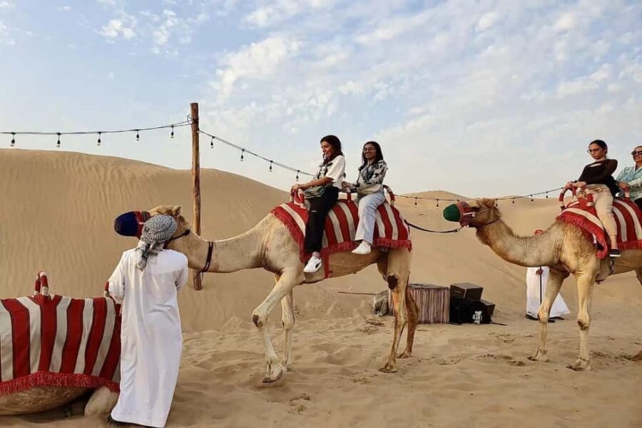 Dubai: Desert Safari, Camel Ride, Quad Bike & BBQ Dinner - Sandboarding and Optional Quad Biking for Adrenaline