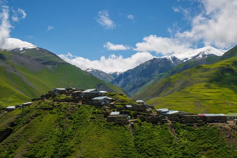 From Baku: Guba and Khinaliq Trip with Homemade Lunch - Passing Beshbarmag Mountain on the Caspian-to-Caucasus route