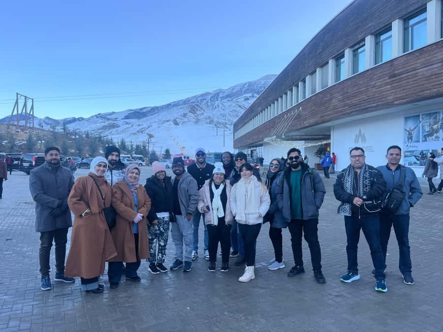From Baku: Quba, Shahdag+ Candy Mountains Tour (No Shopping) - 5 Finger Mountain Bus Stop: The Smart Warm-Up Before the Colors