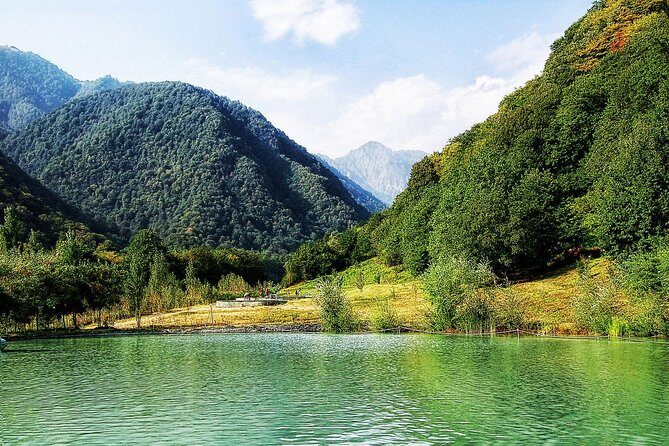 Gabala + Shamakhi tour (by Old City Tours) - Nohur Lake: a forest reset between city and mountains