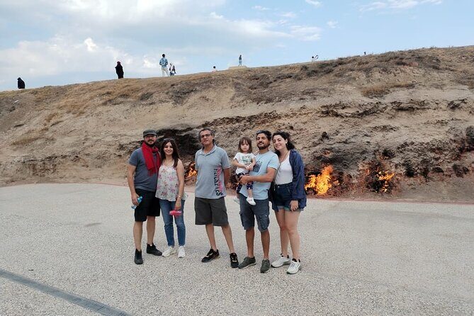 Gobustan, Mud volcanoes, Fire temple, Fire mountain PRIVATE TOUR - Yanardag (Fire Mountain): the gas flame that never takes a day off