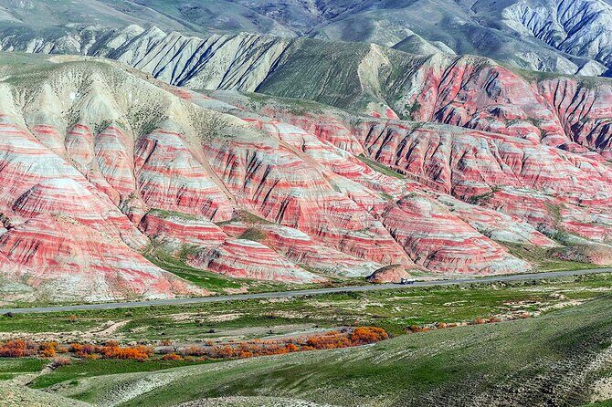 Guba Shahdag Azerbaijan Discover Nature’s Winter Wonderland - Candy Cane Mountains and Besh Barmag: quick stops that actually deliver photos