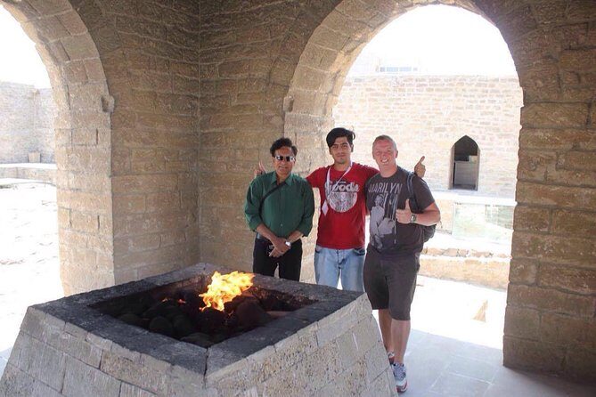 Mystic Ateshgah and Yanar Dag Tour - Yanar Dag Eternal Flame: the hill, the origin story, and the payoff