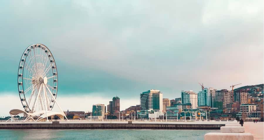 Old and Modern Baku City Tour - First, Get Your Bearings at Highland Park and the Viewpoints