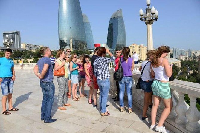 Old and Modern Baku Tour ( Day & Night Time) - Getting up to the views: funicular + Martyrs Lane in one smart move