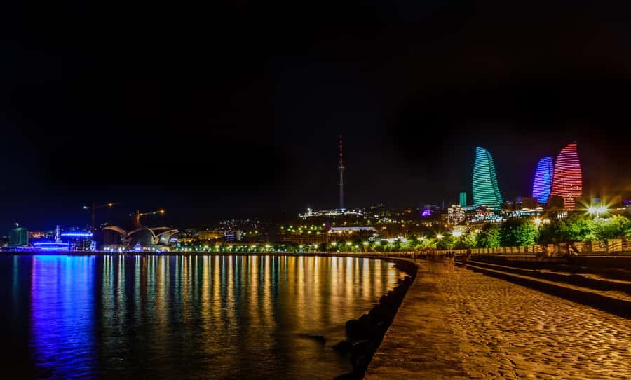 Panoramic Night Baku with Azerbaijan Tour - Mercedes Sprinter ride time: comfortable, but don’t expect extra sight time