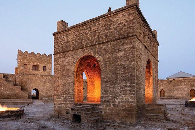 Private Absheron Peninsula Atesgah Temple & Fire Mountain - Ateshgah Fire Temple: a fortress-style worship site with many lives
