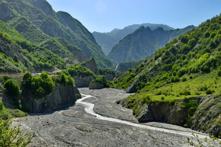 Private Tour to Shemakhi & Lahij From Baku - The iron suspension bridge over the Girdmanchay River: the photo break that can swing your day
