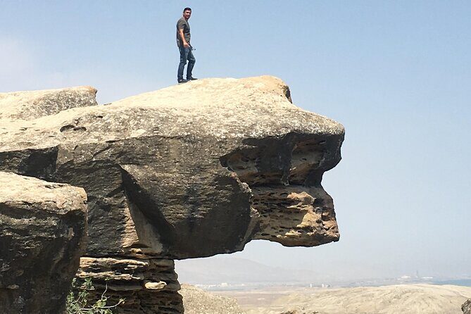 Qobustan rock arts, Mud Volcanoes, Fire temple Ateshgah, Yanardag - Gobustan National Historical-Artistic Preserve Museum: UNESCO rock art in plain view