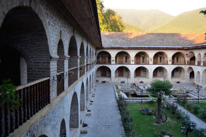 Sheki tour with overnight - Stop 2: Sheki Khan’s Palace, murals, and Shabaka stained glass