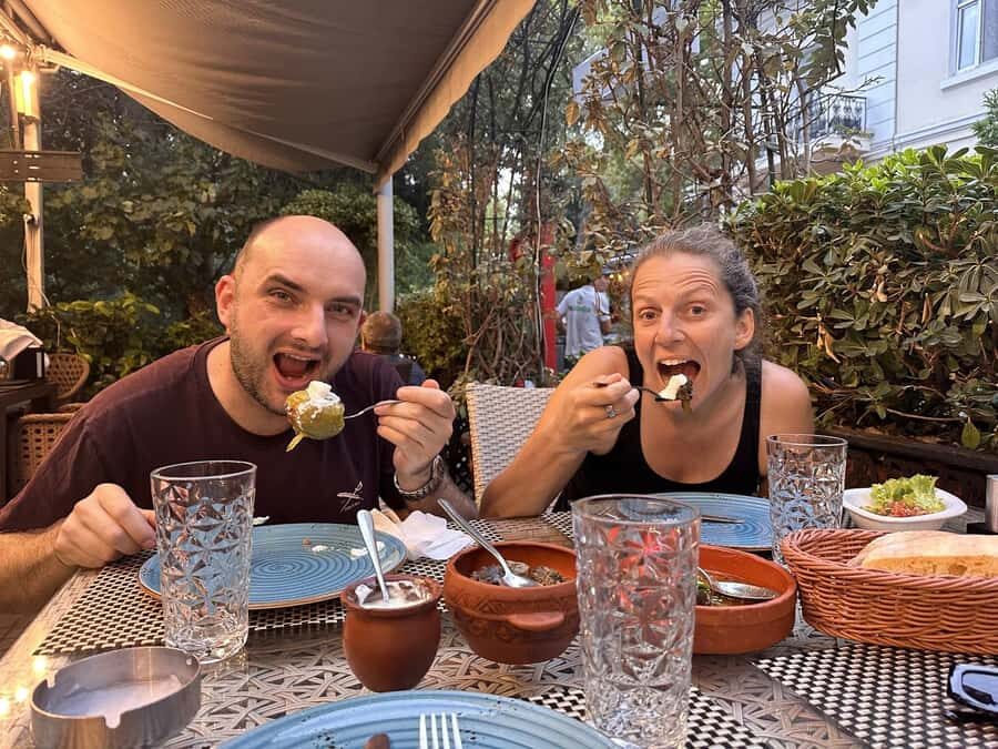 Taste of Azerbaijan: Cuisine Tour with Snacks and Dinner - Gutab first in the Old Town: the bite that sets the whole theme