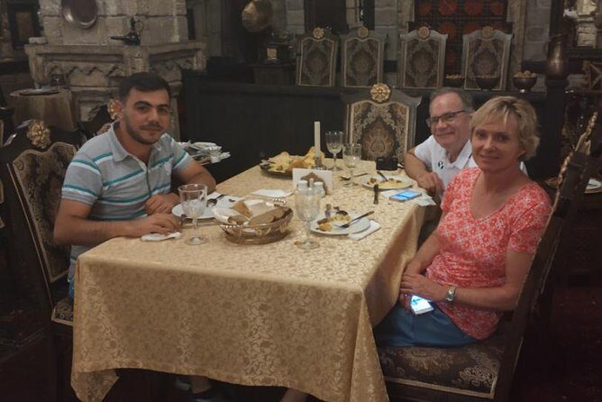 Taste of Azerbaijan: Ultimate Cuisine Tour with Snacks and Dinner - What you learn about spices, sauces, and food influences