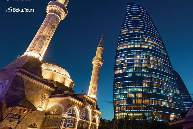 VIP All Inclusive Tour with national colors - Entering Azerbaijan through Baku: from Boulevard views to museum nights
